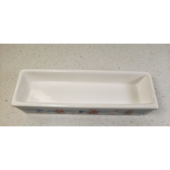 1988 House of Lloyd Christmas Goose & Bear "Quacker" Cracker Server Tray Dish - Picture 9 of 12